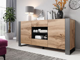 Komód Komoda WOOD Wotan / Antracyt