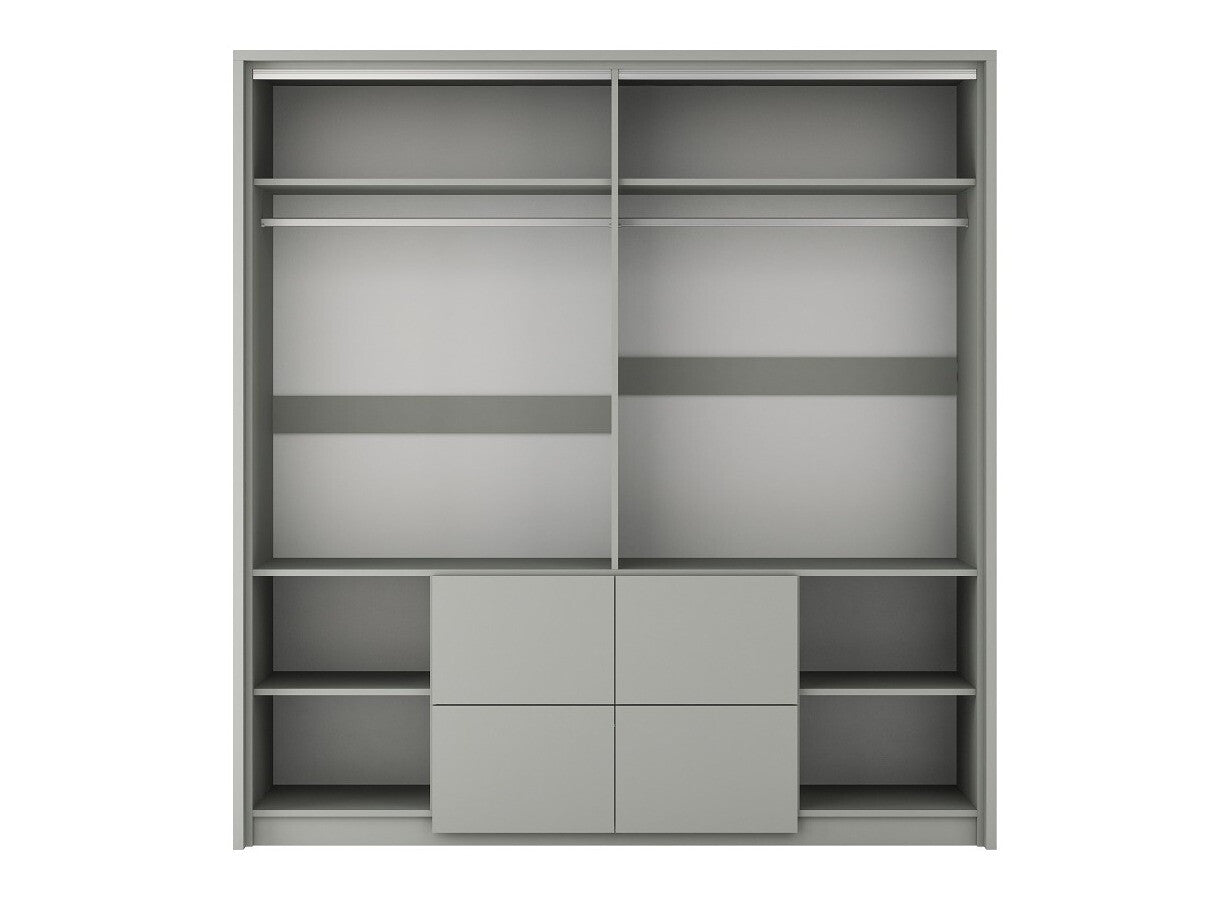 Gardróbszekrény WIEDEN 208, Szín: Fehér