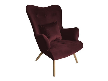 Fotel SKANDYNAWSKI NA NÓŻKACH (Akcjusz), Szín: Magic Velvet 2202