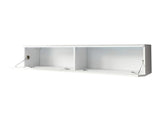 TV-állvány Lowboard D140 (Dlone 140), Led világítás: Nem, Szín: Beton