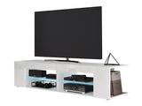 TV-állvány SMART 180 (Hanemi 180), Szín: Fehér + Fényes fehér