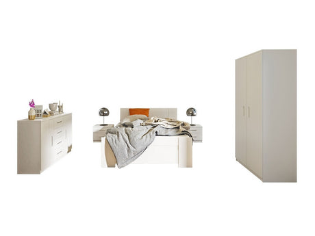 Hálószoba garnitúra Bonem XI (Kler XI), Szín: Fehér
