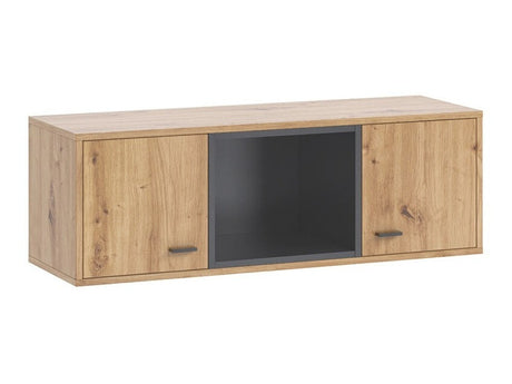 Fali szekrény Olier Ol WISZ2D (OL07), Szín: Artisan tölgy + Fekete