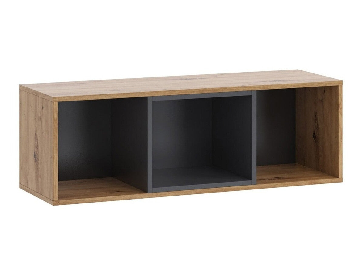 Fali szekrény Olier Ol WISZ2D (OL07), Szín: Artisan tölgy + Fekete