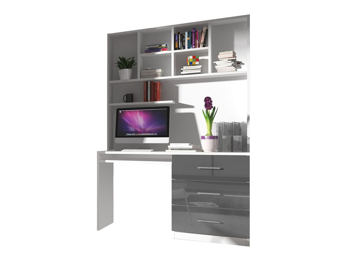 Gyerekszoba garnitúra (Paradise III), Szín: Fényes fehér + Fényes szürke