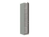 Moduláris szekrény ajtókkal Multiline 40 DK-210 2F (Szürke + Fényes fehér)