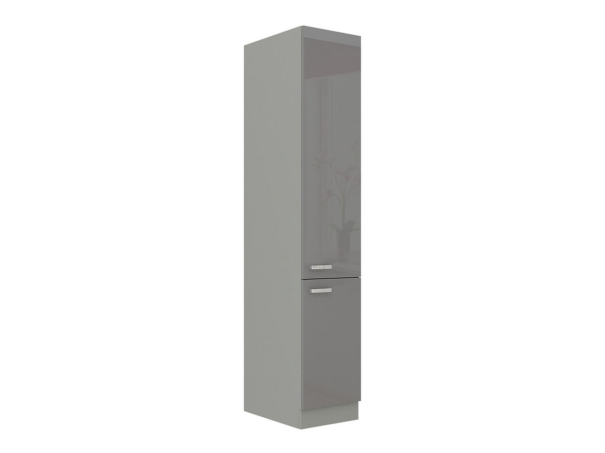 Moduláris szekrény ajtókkal Multiline 40 DK-210 2F (Szürke + Fényes szürke)