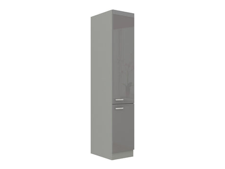 Moduláris szekrény ajtókkal Multiline 40 DK-210 2F (Szürke + Fényes szürke)