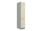 Moduláris szekrény ajtókkal Multiline 40 DK-210 2F (Szürke + Fényes krém)