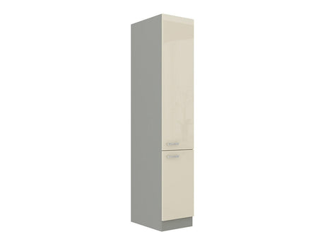 Moduláris szekrény ajtókkal Multiline 40 DK-210 2F (Szürke + Fényes krém)