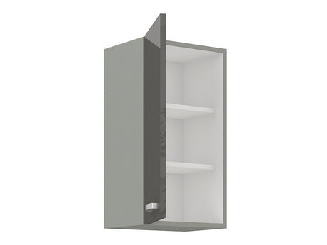Moduláris fali szekrény Multiline 40 G-72 F (Szürke + Fényes fehér)