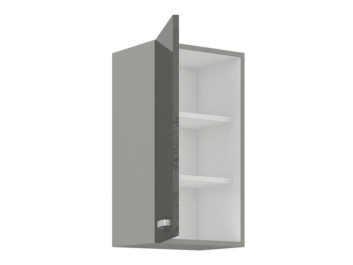 Moduláris fali szekrény Multiline 40 G-72 F (Szürke + Fényes krém)