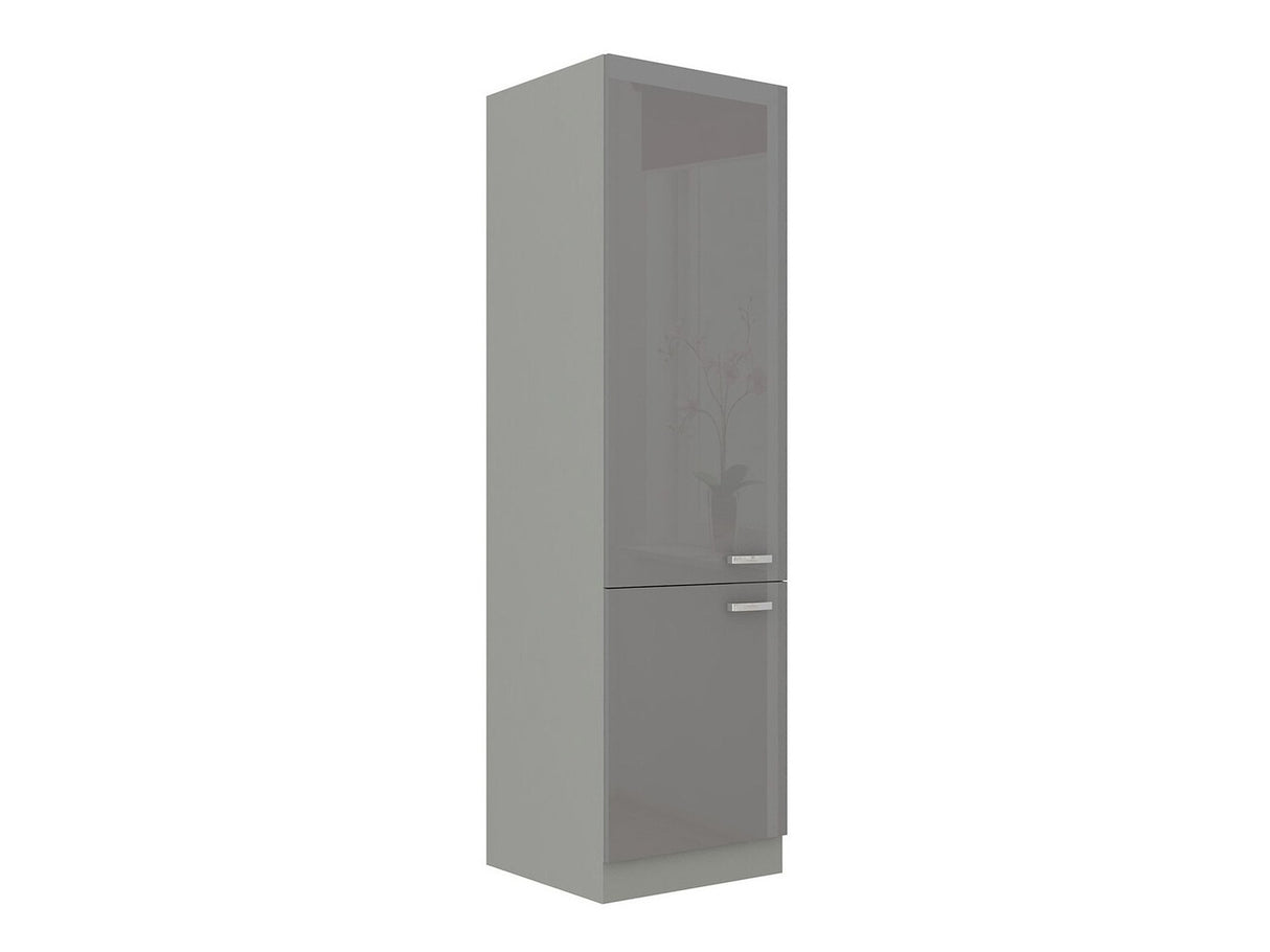 Moduláris szekrény ajtókkal Multiline 60 DK-210 2F (Szürke + Fényes szürke)