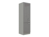 Moduláris szekrény ajtókkal Multiline 60 DK-210 2F (Szürke + Fényes szürke)