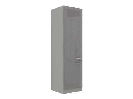 Moduláris szekrény ajtókkal Multiline 60 DK-210 2F (Szürke + Fényes szürke)