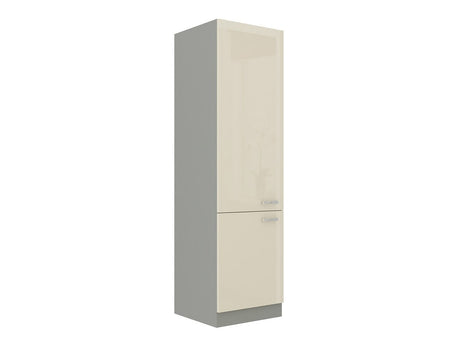 Moduláris szekrény ajtókkal Multiline 60 DK-210 2F (Szürke + Fényes krém)