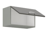 Moduláris fali szekrény Multiline 60 GU-36 1F (60 OK-40) (Szürke + Fényes szürke)