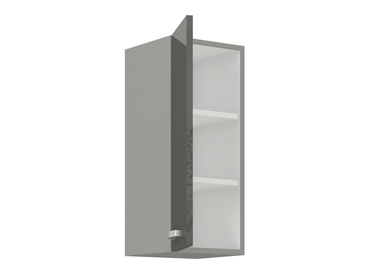 Moduláris fali szekrény Multiline 30 G-72 F (Szürke + Fényes fehér)