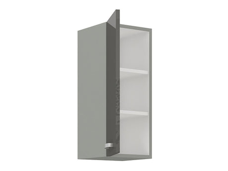 Moduláris fali szekrény Multiline 30 G-72 F (Szürke + Fényes fehér)