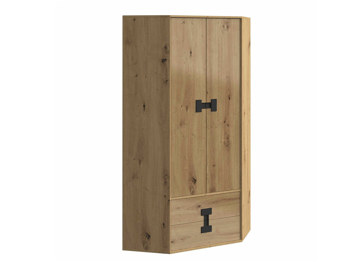 Sarokszekrény INDEX 02 (Tikrote), Szín: Artisan tölgy