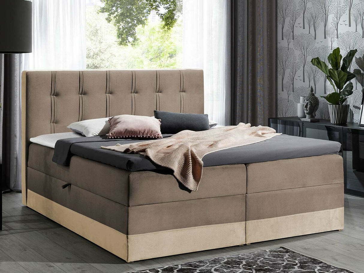 Kontinentális ágy ROYAL (Orlando), Szín: Kameleon 04 + Kameleon 15, Alvó felület mérete: 120 x 200