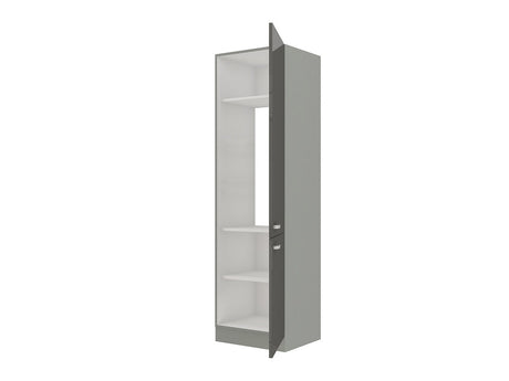 Moduláris szekrény ajtókkal Multiline 60 LO-210 2F, (Szürke + Fényes szürke)