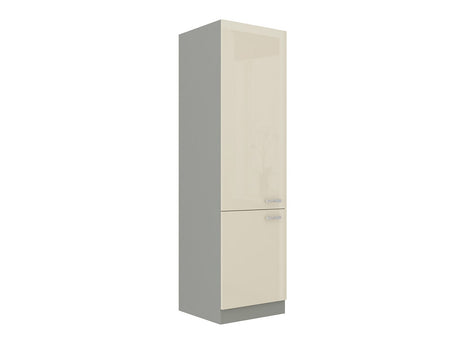 Moduláris szekrény ajtókkal Multiline 60 LO-210 2F (Szürke + Fényes krém)