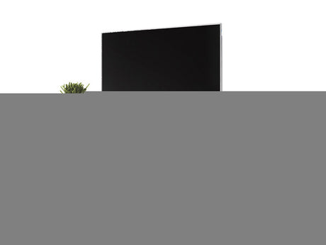 TV-állvány XIW DOUBLE (Cleo), Szín: Fehér + Fényes szürke