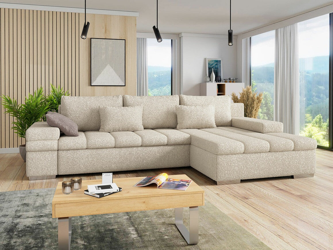 Sarokkanapé Bangkok (Kanton) Toptextil, Szín: Abriamo 03 + Abriamo 11, Változatok: Jobbos