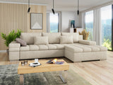 Sarokkanapé Bangkok (Kanton) Toptextil, Szín: Abriamo 03 + Abriamo 11, Változatok: Jobbos