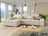 Sarokkanapé Bangkok (Kanton) Toptextil, Szín: Abriamo 03 + Abriamo 11, Változatok: Balos