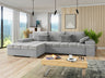Sarokkanapé Bangkok (Kanton) Toptextil, Szín: Venus Velvet 2921 + Miu 2059 + Miu 2058, Változatok: Balos