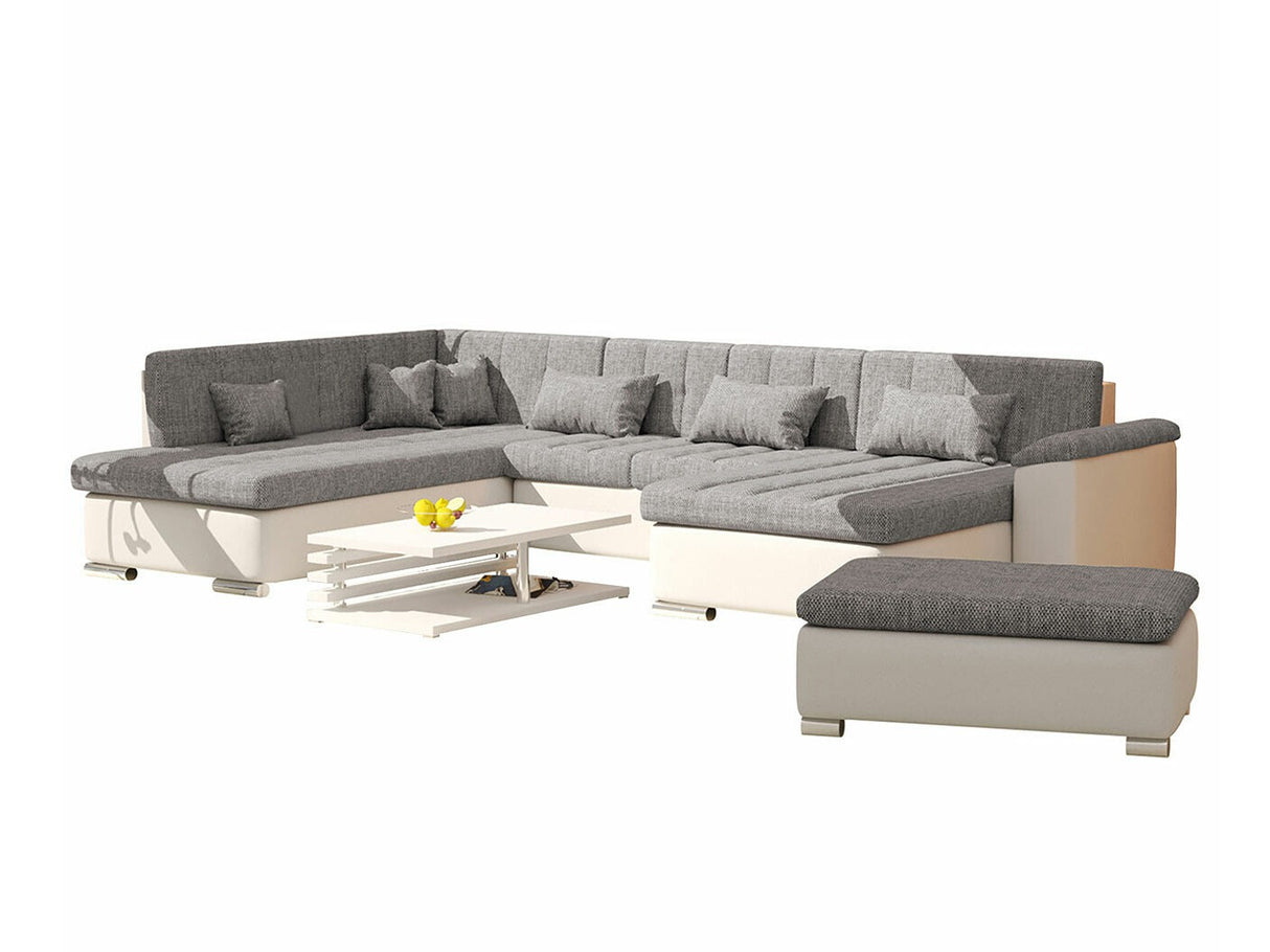 Kárpitozott bútorok Niko (Tony II), Szín: Öko bőr Soft 017 + Lawa 05, Változatok: Jobbos