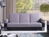 Kanapéágy Kwadrat Lux (Perfect lux), Szín: Öko bőr Soft 011 + Lux 05