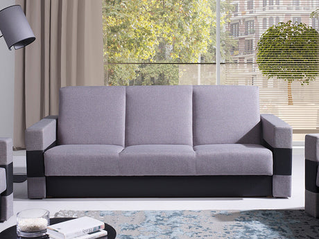 Kanapéágy Kwadrat Lux (Perfect lux), Szín: Öko bőr Soft 011 + Lux 05