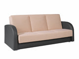 Kanapéágy KWADRAT II (Perfect II), Szín: Öko bőr Soft 020 + Lux 24
