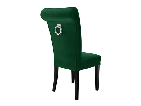 Szék S65 (ST65), Színes dekorációk: Ezüst, Lábak színe: Fekete, Szín: Magic Velvet 2225