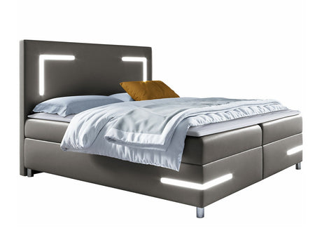 Kontinentális ágy Delos Led (Fronasa LED), Szín: Madryt 190, Alvó felület mérete: 200 x 200 cm