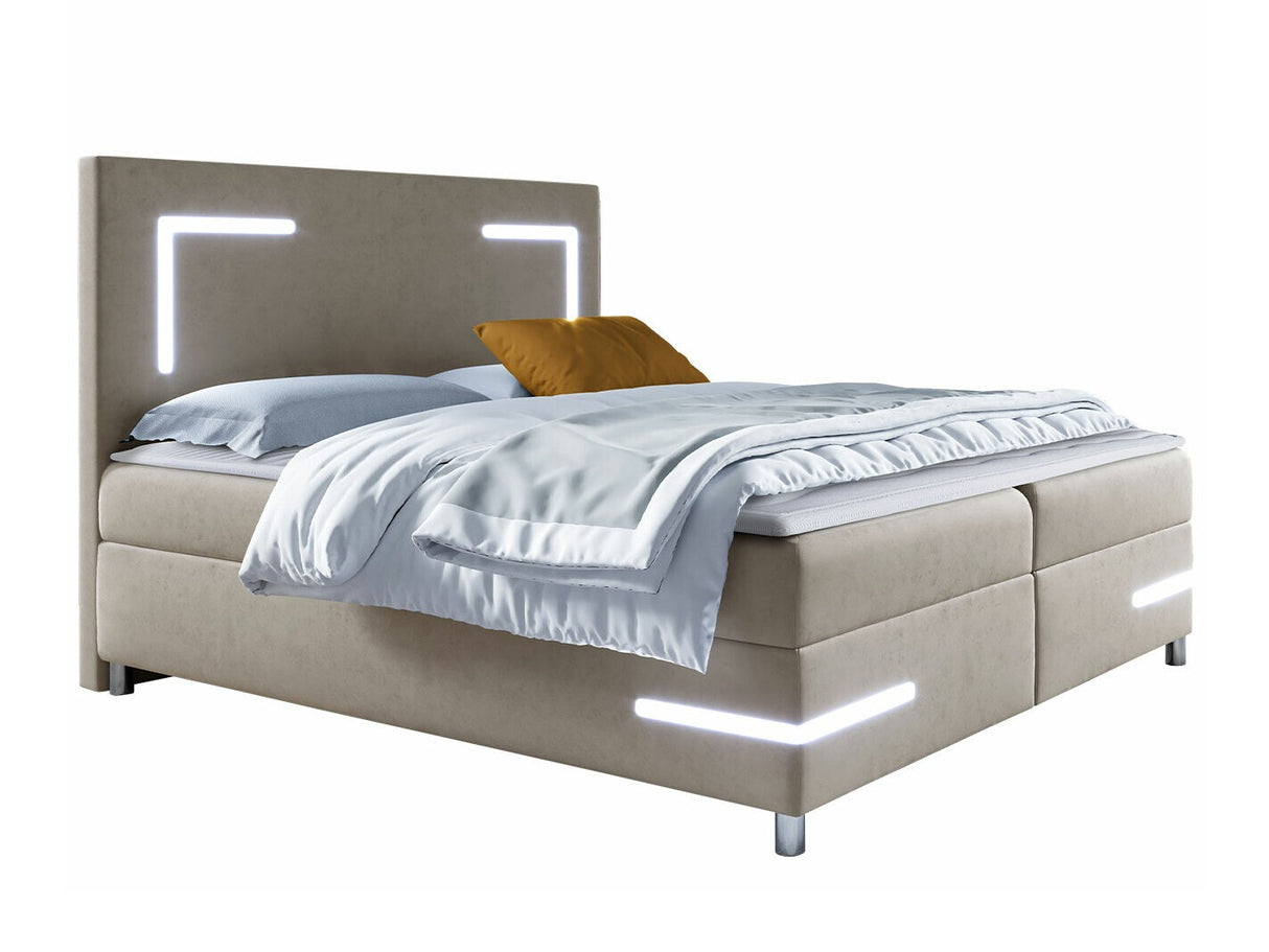 Kontinentális ágy Delos Led (Fronasa LED), Szín: Fresh 1, Alvó felület mérete: 120 x 200 cm