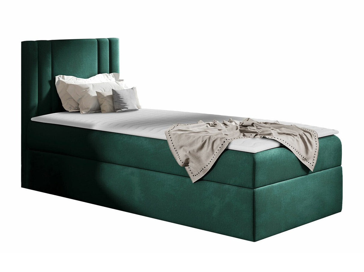 Kontinentális ágy CARMEN MINI (Neresko Mini), Szín: Kameleon 37, Ágyneműtartó: Jobbra, Alvó felület mérete: 90 x 200 cm
