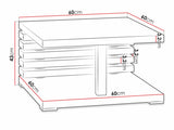Dohányzóasztal Kyoto +2 (Komoso 2), Szín: Artisan tölgy