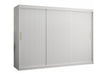 Gardróbszekrény RIFLO SLIM 1 250 (Towiro Slim 1 250), Szín: Fehér