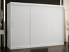Gardróbszekrény RIFLO SLIM 1 250 (Towiro Slim 1 250), Szín: Fehér