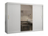Gardróbszekrény RIFLO SLIM 2 250 (Towiro Slim 2 250), Szín: Fehér