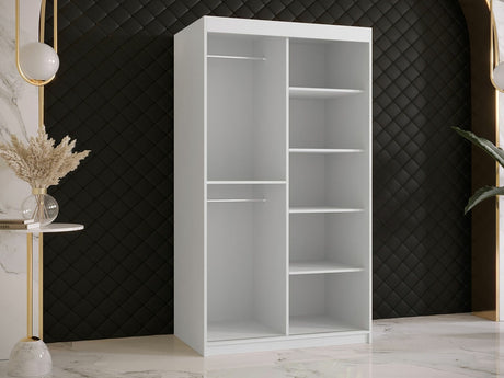 Gardróbszekrény RIFLO WAVE 2 100 (Towiro Wave 2 100), Szín: Fehér