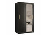 Gardróbszekrény RIFLO WAVE 2 100 (Towiro Wave 2 100), Szín: Fekete