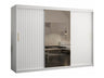 Gardróbszekrény RIFLO WAVE 2 250 (Towiro Wave 2 250), Szín: Fehér