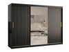 Gardróbszekrény RIFLO WAVE 2 250 (Towiro Wave 2 250), Szín: Fekete