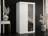 Gardróbszekrény RIFLO SLIM 2 100 (Towiro Slim 2 100), Szín: Fehér