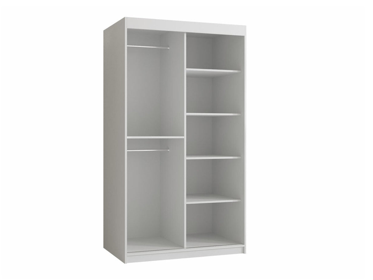 Gardróbszekrény RIFLO SLIM 2 100 (Towiro Slim 2 100), Szín: Fehér